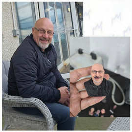 3D全彩打印半身头肩像纪念亲人图片老人名人真人手办AI头雕模型