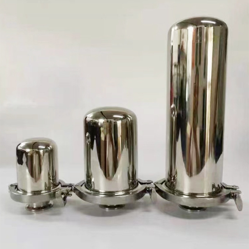 呼吸器过滤器304 不锈钢 卫生级 微孔膜过滤器 管道过滤器 呼吸