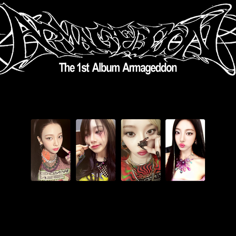 Aespa正規一集Armageddonフラッシュ店ランダムカード劉知玫金寧芸卓小カード|undefined