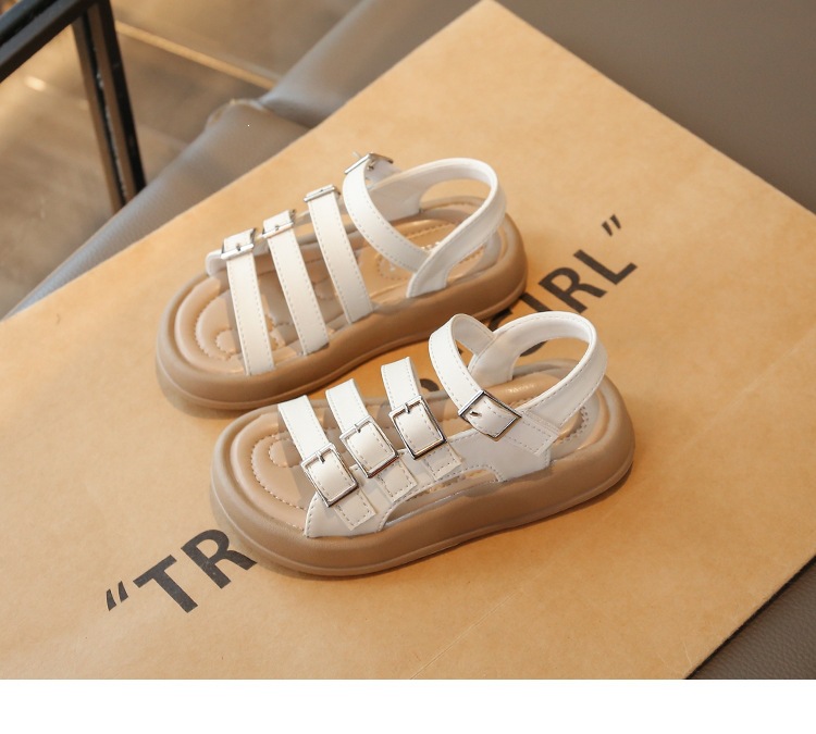 Mädchen Gladiator Sandalen Mit Knöchelriemen Für Den Sommer_voghion.com