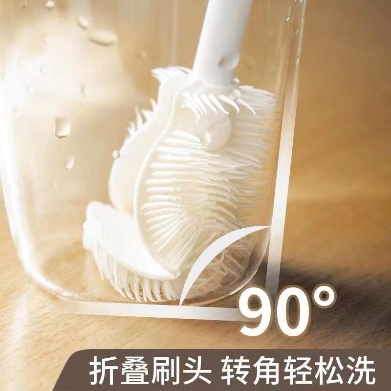Removable hygienic glass brush for home use