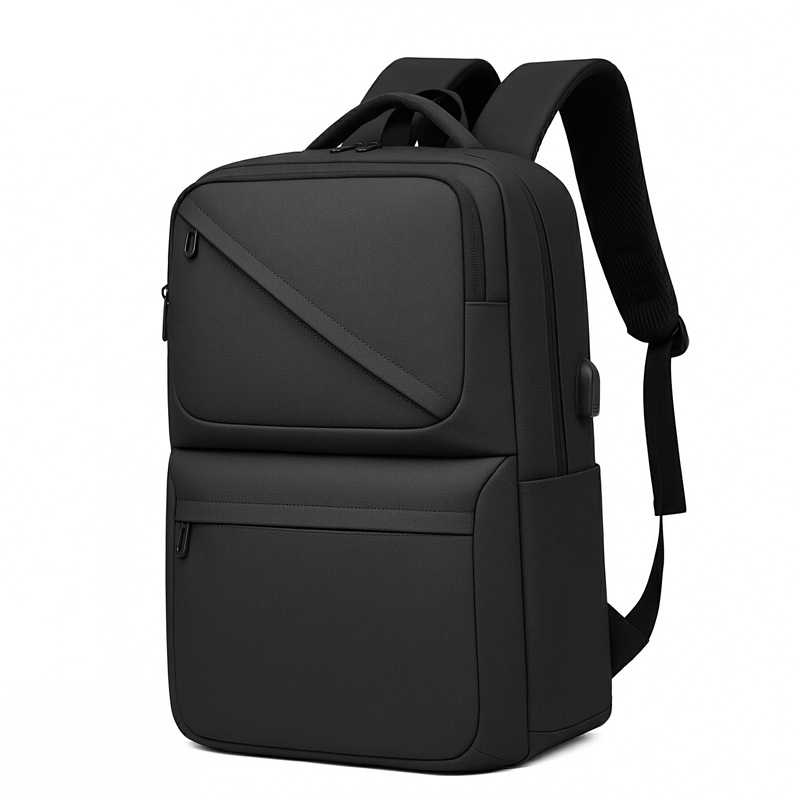 Cross-border men's new backpack, business commuter backpack, large-capacity school bag, laptop bag, business trip travel backpack