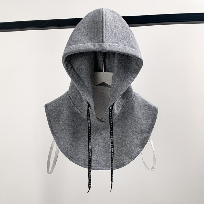 Hat, sweatshirt, warm false collar with hood, jacket, removable set