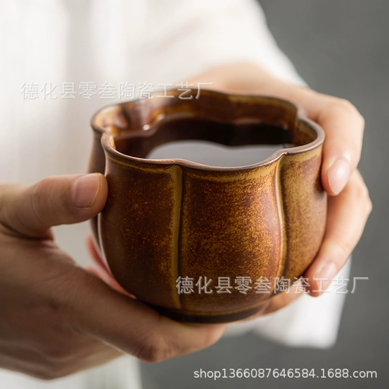 Элитная керамическая японская ретро-кружка для кофе, нишевый дизайн, чашка для молока, чашка для завтрака