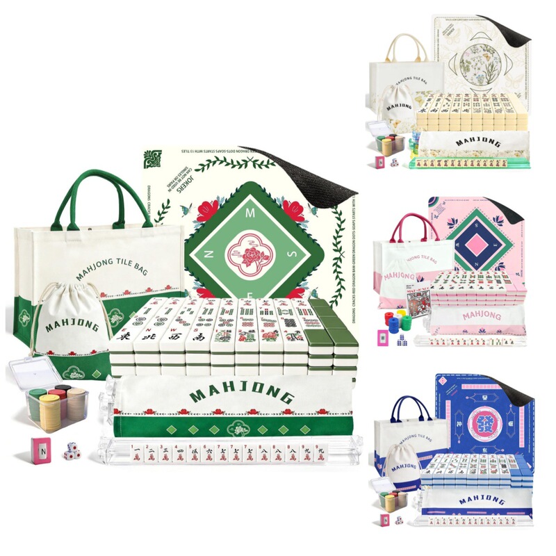 Amazon cross-border American-style large-capacity portable mahjong set storage bag, accessory organizer, handbag, and cosmetic bag Amazon cross-border American-style large-capacity portable mahjong set storage bag, accessory organizer, handbag, and cosmetic bag
