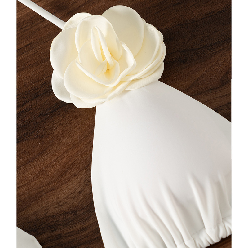 GraceChic GraceChic Foreign Trade New 3D Flower Bikini For Women European And American High-End Sexy Three-Point Swimsuit Set_voghion.com