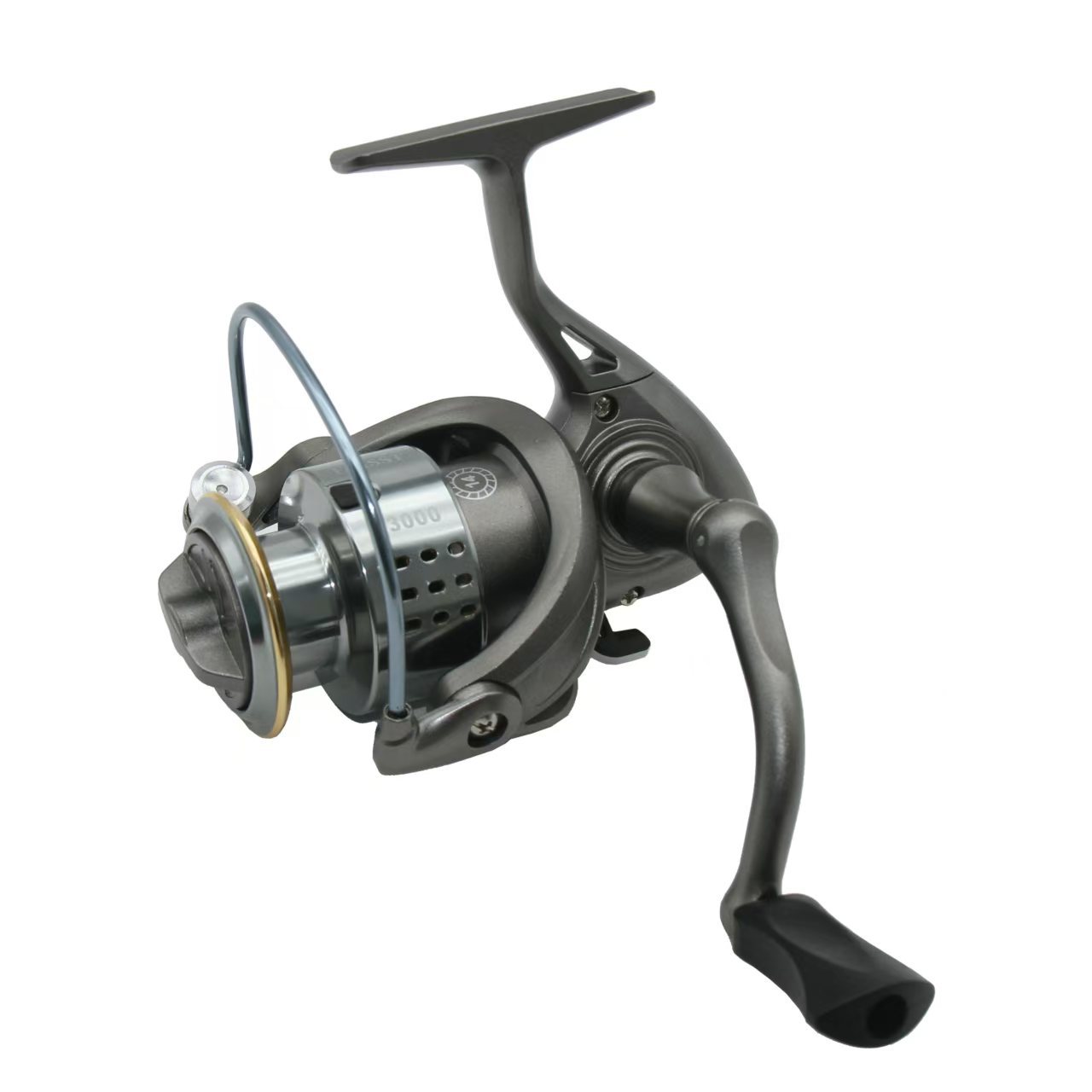Rueda giratoria, rueda de pesca, rueda de pesca giratoria, trueno negro, rueda de golf, regalos de Año Nuevo.