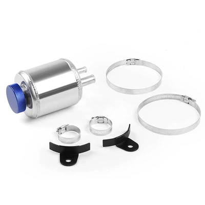 Car modification parts universal aluminum Fuel tank - silver