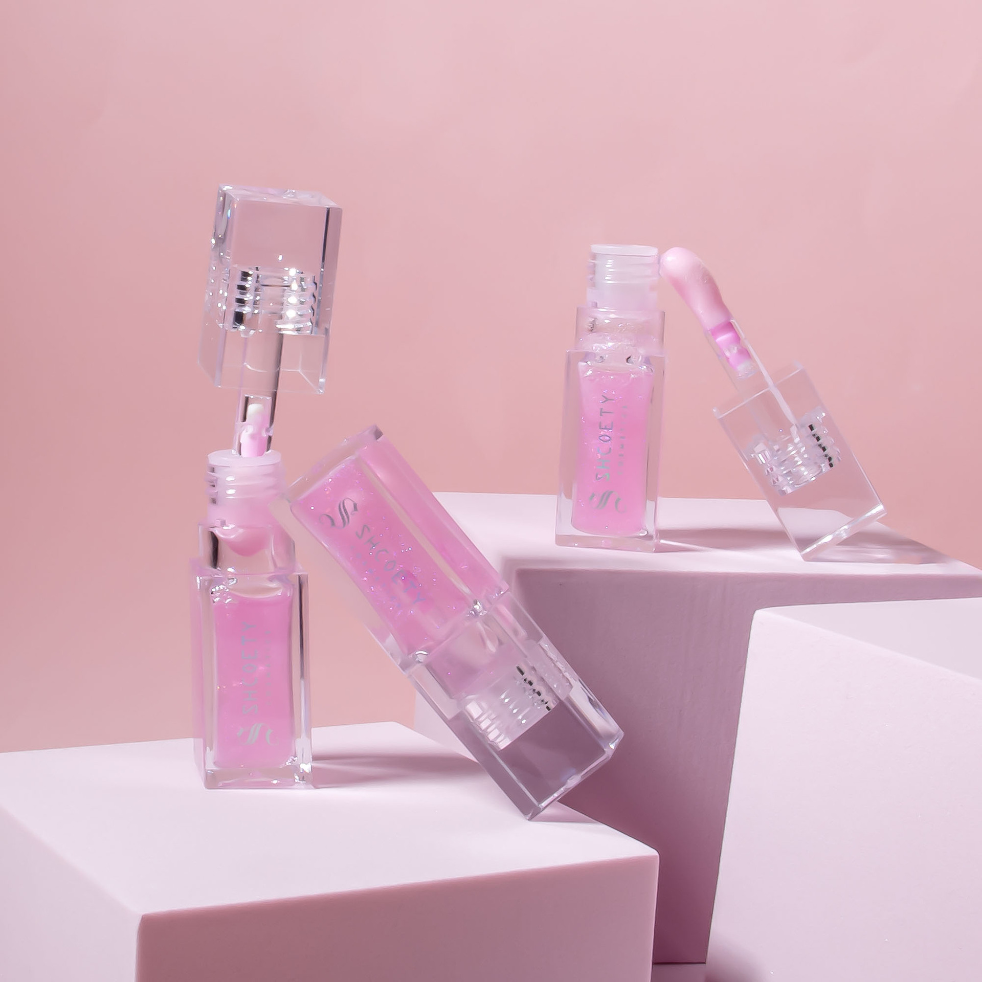 SHCOETY Cross-border Thermochromic Lip Oil Moisturizes and hydrates, easy to color, pearlescent fine shimmering color-changing lip gloss, and dudu Lip gloss undefined