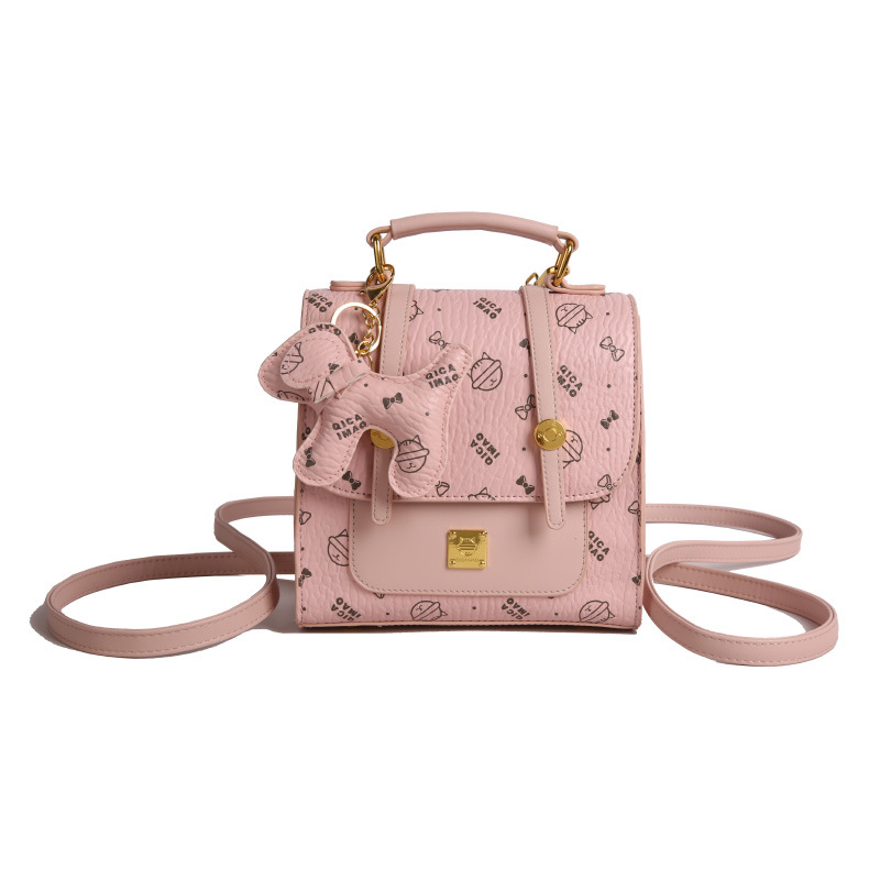 Colgante de cinta rosa poco profunda