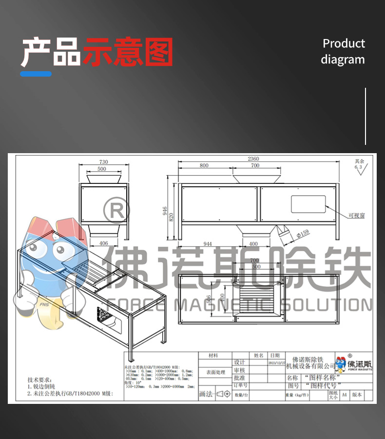 全自动粉料除铁机-9