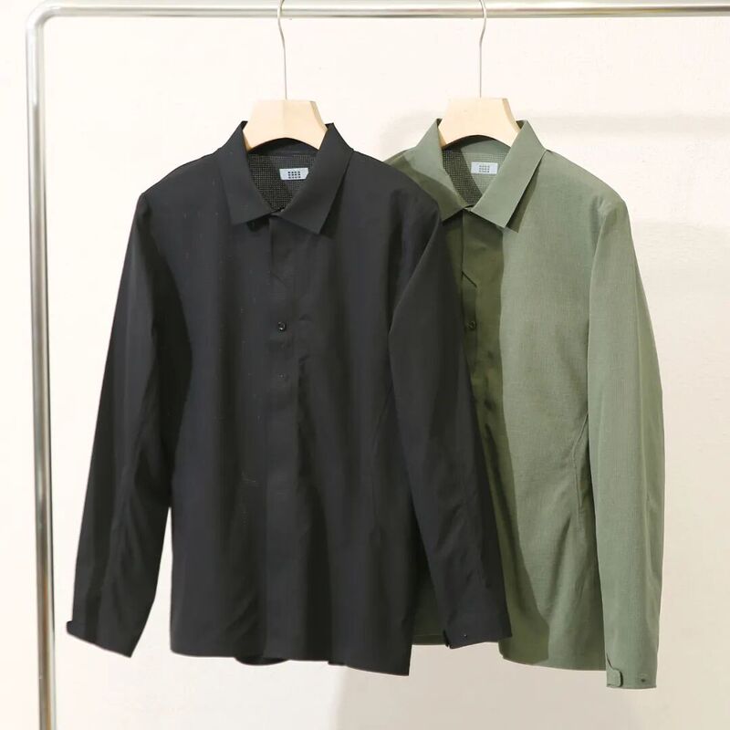HT business shirt, fully glued, laser-cut, three-dimensional tailoring, high-quality, breathable, comfortable, for urban commuting, men's 2082