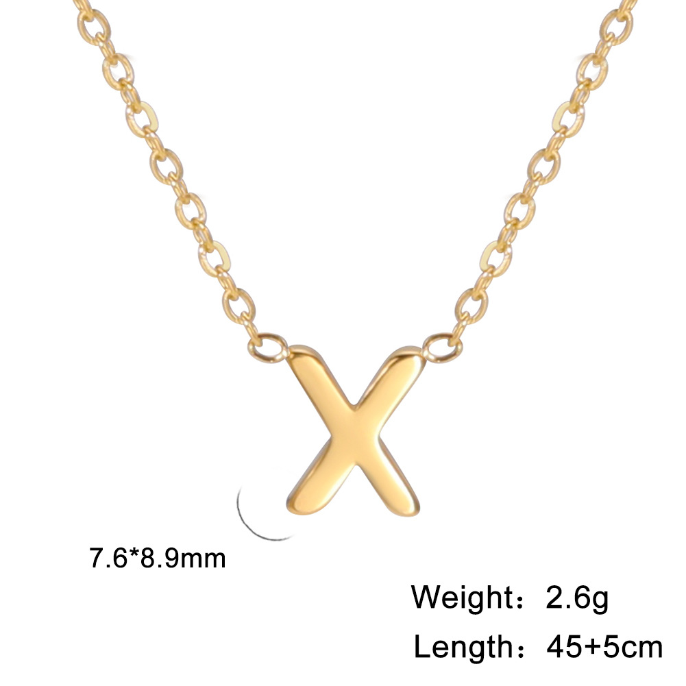 Golden, letter X