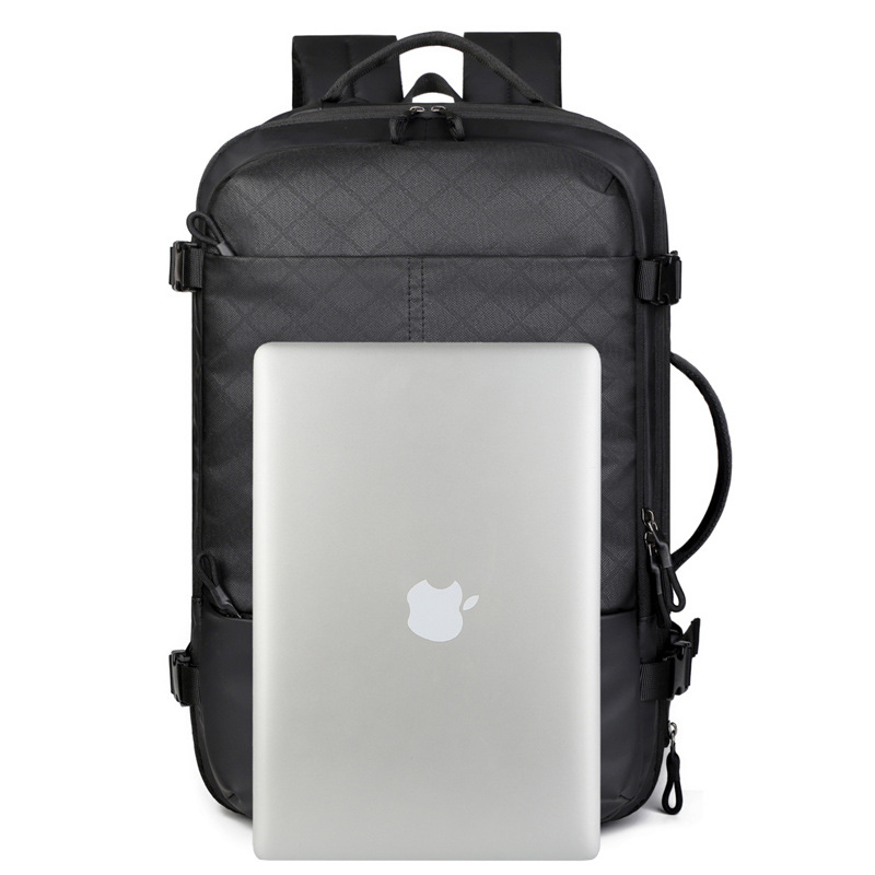 Nueva bolsa para computadora portátil empresarial de gran capacidad transfronteriza, expansión de cercanías, mochila recargable USB, mochila de reducción de carga