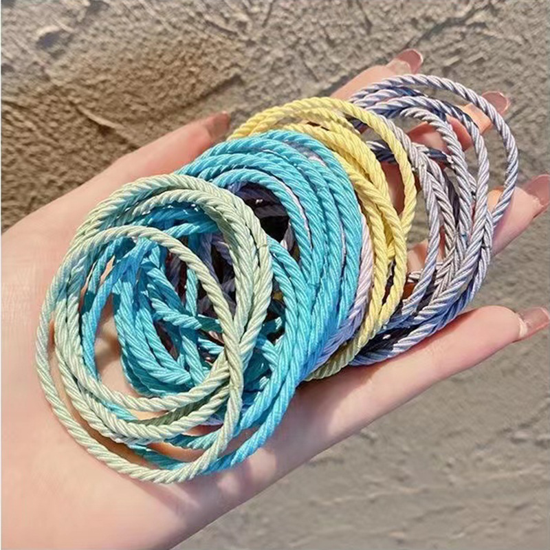 Women's Simple Style Solid Color Nylon Hair Tie display picture 8