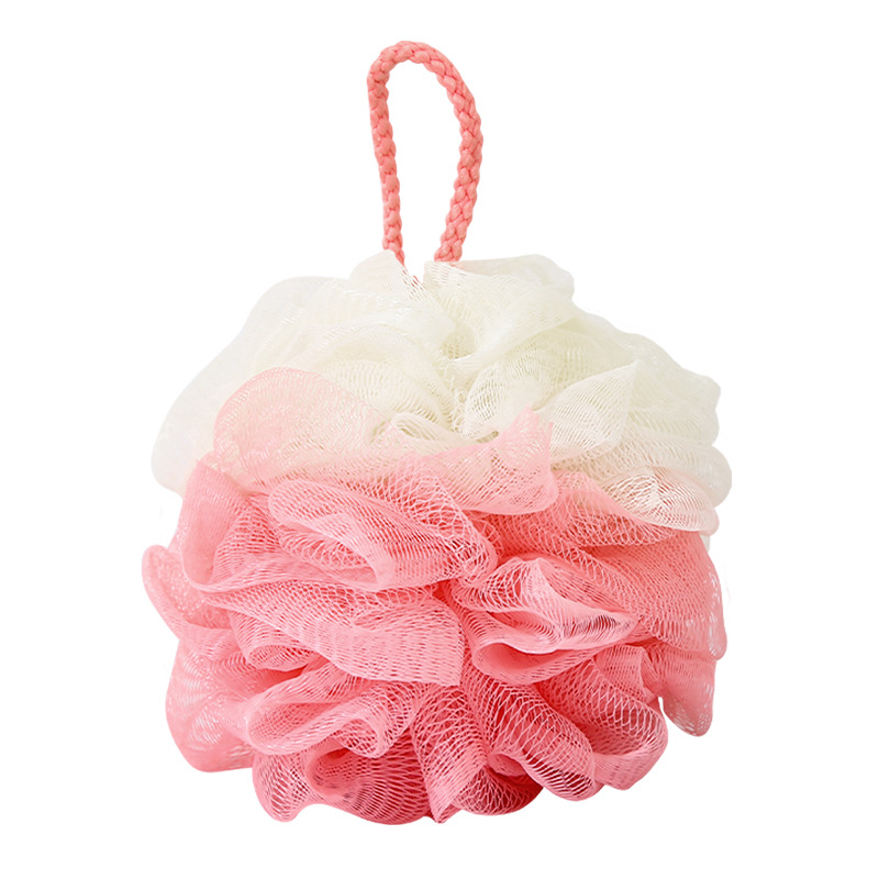 Bola de baño no dispersa grande de alta gama, flor de baño, lindo baño, baño de burbujas, toalla de baño de flores de baño femenina