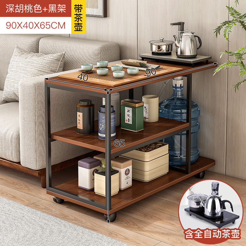 Armario de té en la sala de estar, armario de té, armario de té, armario de sofá, armario lateral, mesa auxiliar moderna simple, estante de mesa pequeña