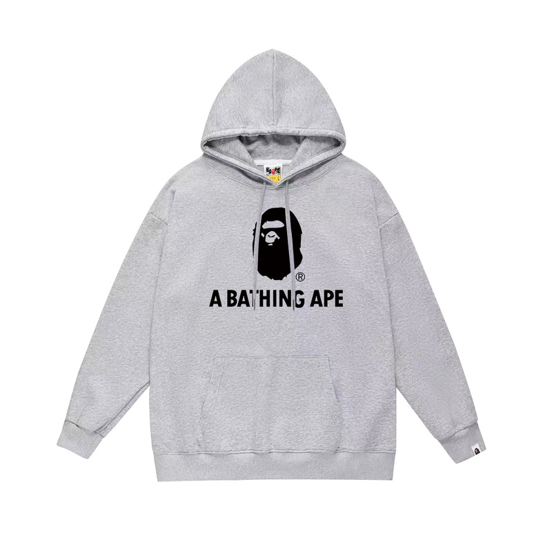 BAPE猿の頭の潮のブランドの片面のプリントは帽子の衛衣の秋冬の新型のヒップホップの潮流の男女の同項の純綿になります。|undefined