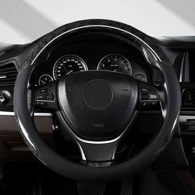 Steering wheel cover — Car Steering Wheel Cover Peach Wood