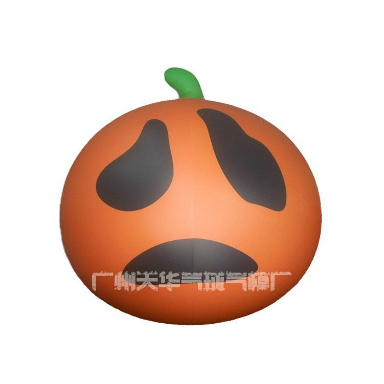 Los fabricantes de modelos inflables suministran la decoración de Halloween modelo inflable de calabaza inflable PVC cerrado modelo inflable de calabaza luminosa