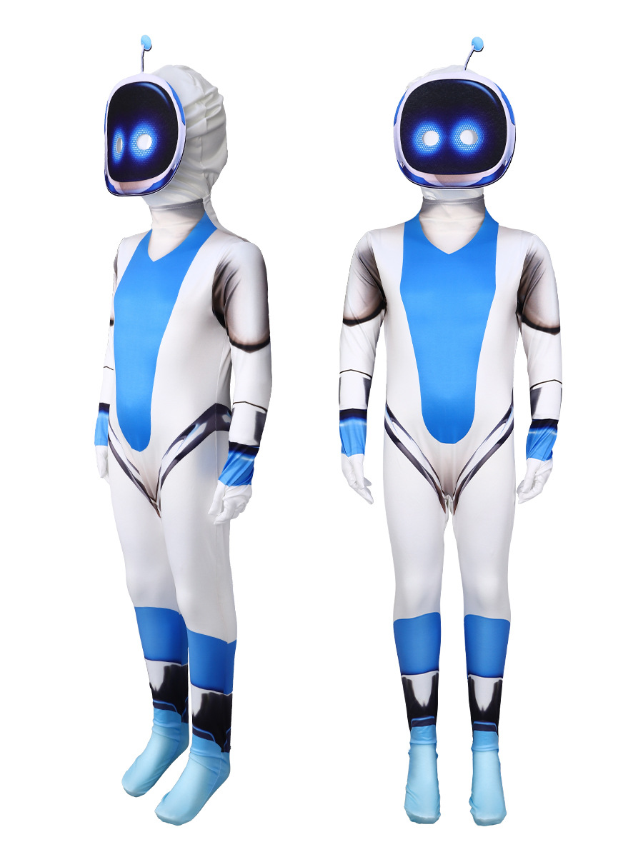 Cross-border Astro Bot Sony Cosmic Robot Cosplay Disfraces Halloween Roles Playing Jumper
