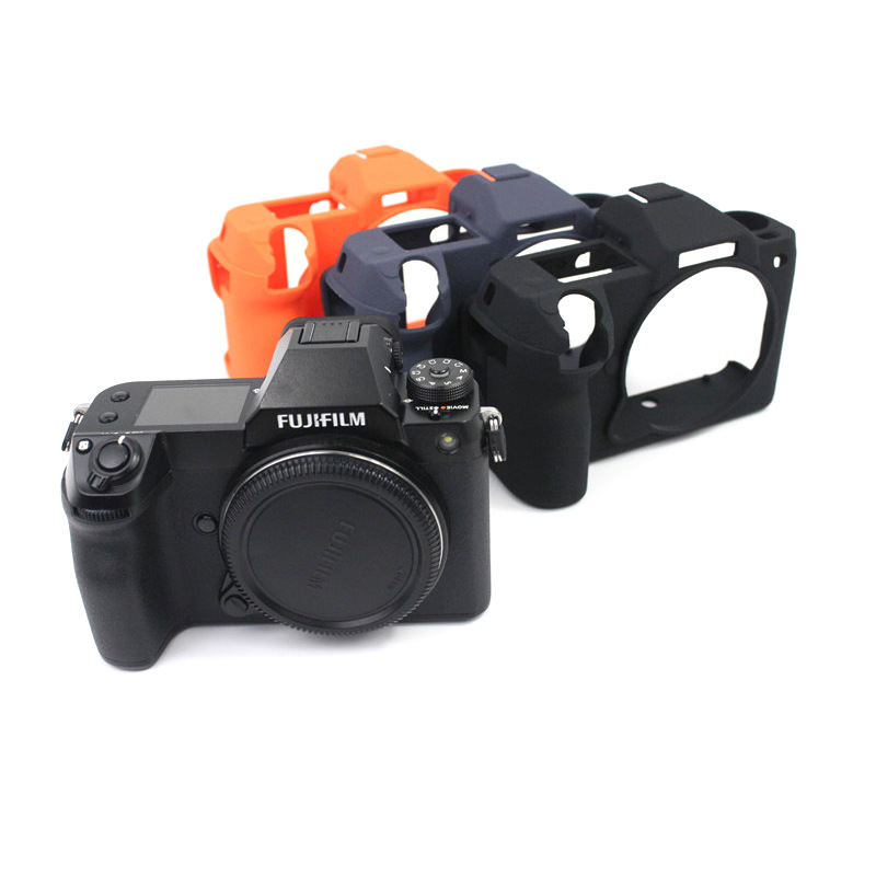 适用富士gfx100s相机包gfx50sii 2代硅胶保护套摄影软胶防滑套包
