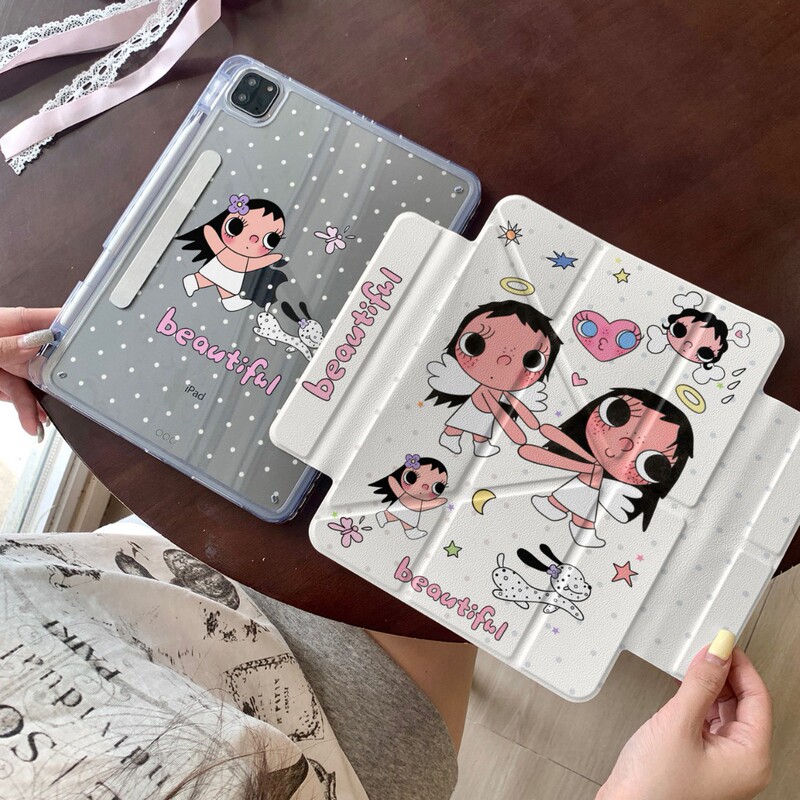 Spot Dog Xiaoyu Is Suitable for Apple iPad Pro Tablet Protective Case Mini7Y Foldable Air 13inch Side-Suction 10Th Generation