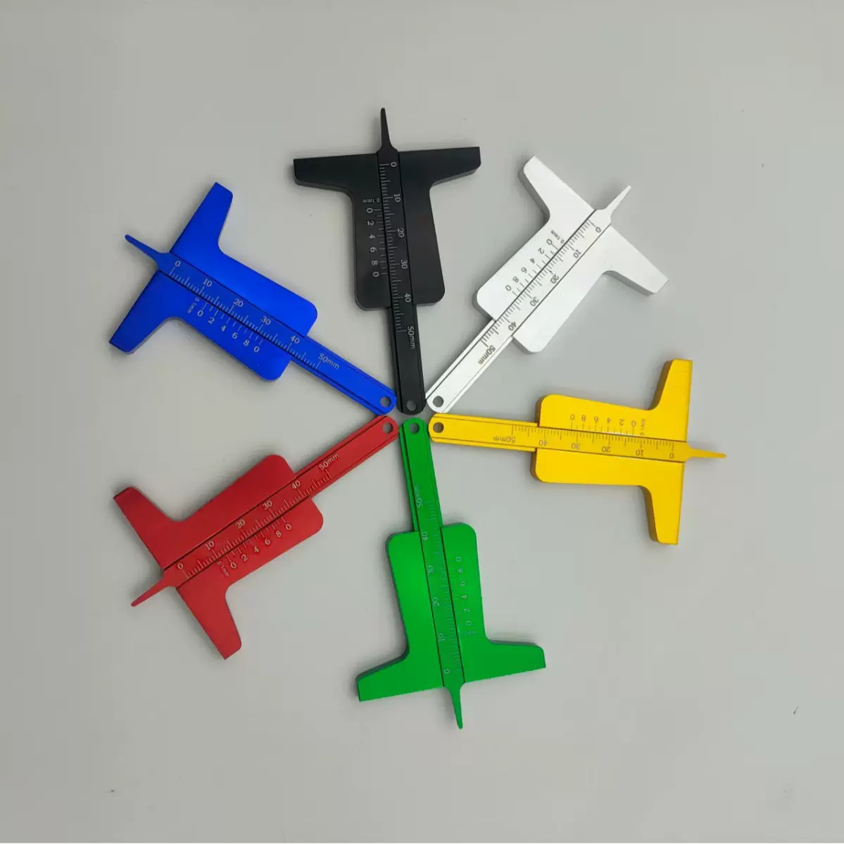 轮胎深度规 深度尺 胎纹尺轮胎花纹深度尺