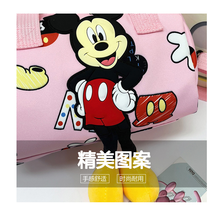 In 2024, the best-selling children's bags will feature cute Mickey Mouse-patterned bowling bags for girls, casual hand-held shoulder bags, and a unique style undefined