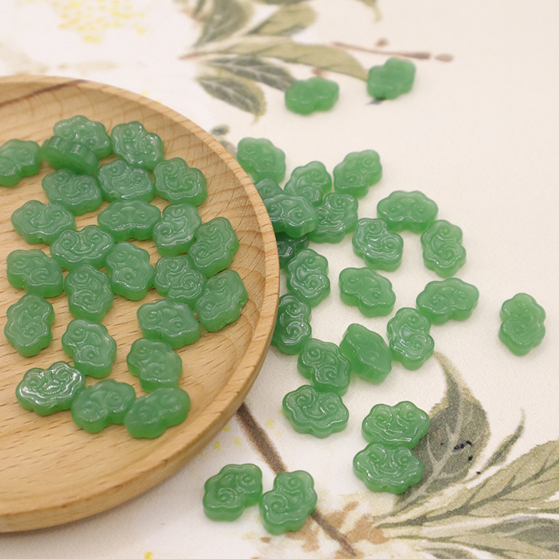 13×9mm直孔祥云琉璃珠子diy串珠材料配件小滴溜隔珠隔片手链项链