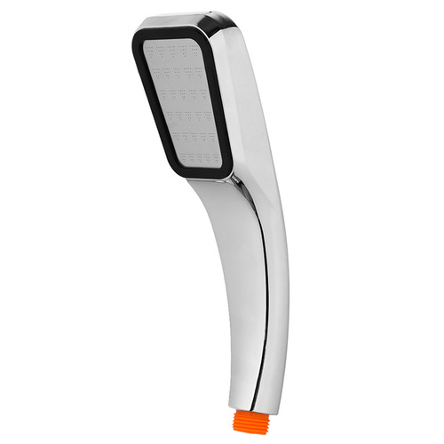 300-hole pressure-increasing handheld shower head stainless steel face spray head bathroom bathing showerhead 150g weight black 