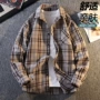 长袖格子春秋新款衬衫