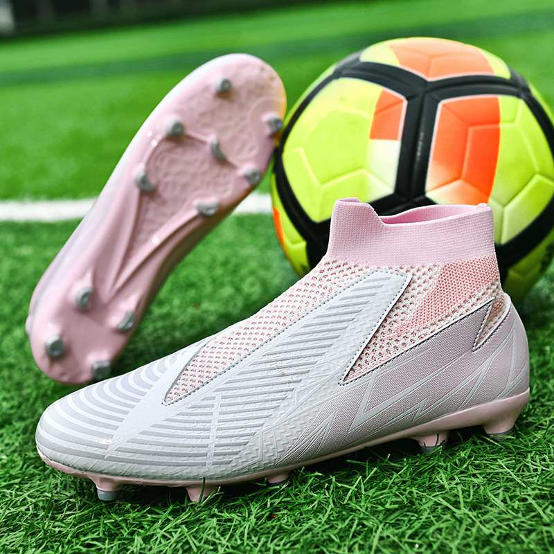 Scarpe da calcio senza LACCI e calzini omaggio scarpe da allenamento per ragazzi FG maniche tacchetti_voghion.com