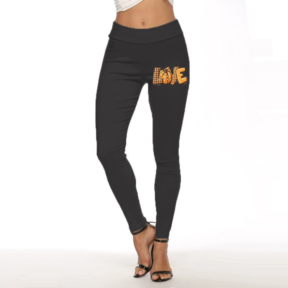 Ins ветер с принтом взрывные повседневные брюки женские трансграничные европейские и американские сексуальные сумки с высокой талией LGS145-470