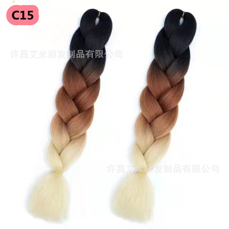 Trenzas africanas con cabello rosa渐 – materiales de alta temperatura, estilo boxeador