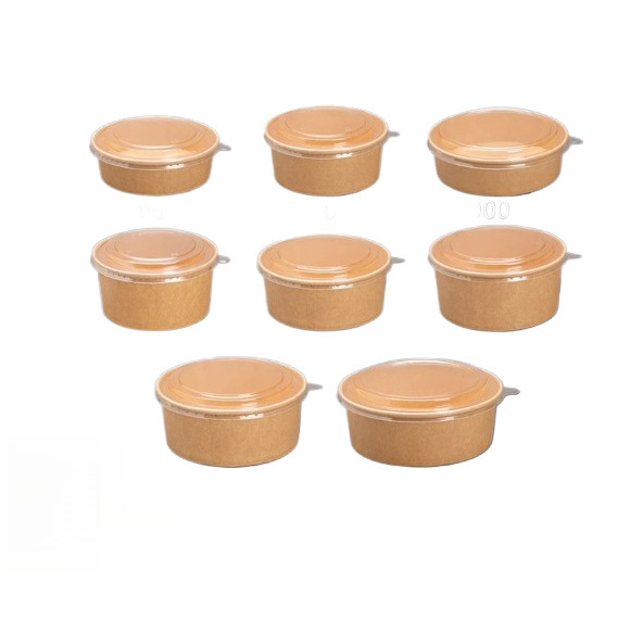 Disposable Lunch Box Kraft Paper Bowl Lunch Box Takeaway Commercial Leak-Proof Packaging Box Thickeneded and Hardened Food-Grade Packaging Box Disposable Lunch Box Kraft Paper Bowl Lunch Box Takeaway Commercial Leak-Proof Packaging Box Thickeneded and Hardened Food-Grade Packaging Box