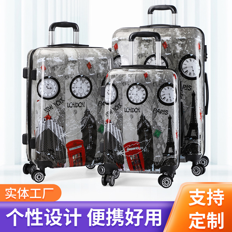厂家批发供应abs拉杆箱luggage旅行箱大号行李箱外贸三件套现货