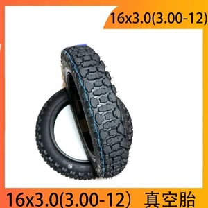 Elektrikli nəqliyyat vasitəsi şini 16 düym 16X3.0 (3.00-12) off-road vakuum şini