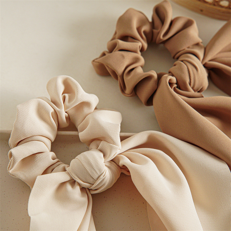 34g Weight Hair Tie Hair Accessories Type 1 Piece Quantity Casual, Holiday, Street Occasion Nylon Material Solid Color Pattern All Seasons Season Women's Gender Elegant, Lady Style Elegant Lady Women's Solid Color Nylon Hair Tie 7