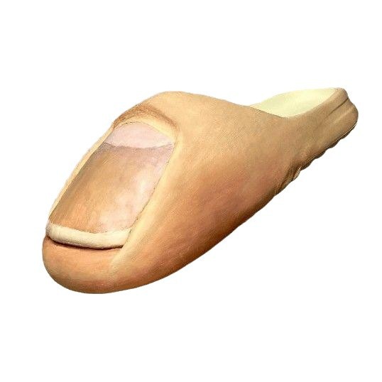 Mira mi pulgar pisar zapatillas de mierda, zapatillas para hombres y mujeres, zapatillas caseras de nicho creativas, zapatos de pareja, zapatillas de algodón image 5