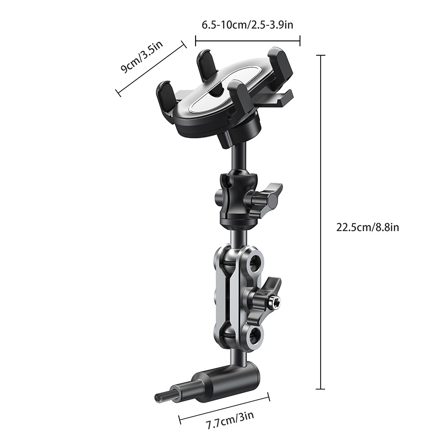 MaiLuoZhe is suitable for Land Cruiser, Tank 300, 500, Prado A-pillar handle-mounted car phone holder