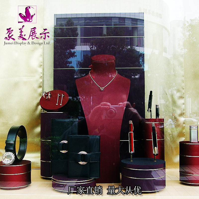 专业设计珠宝展示道具套装 饰戒指吊坠耳钉饰品创意陈列 源头厂家