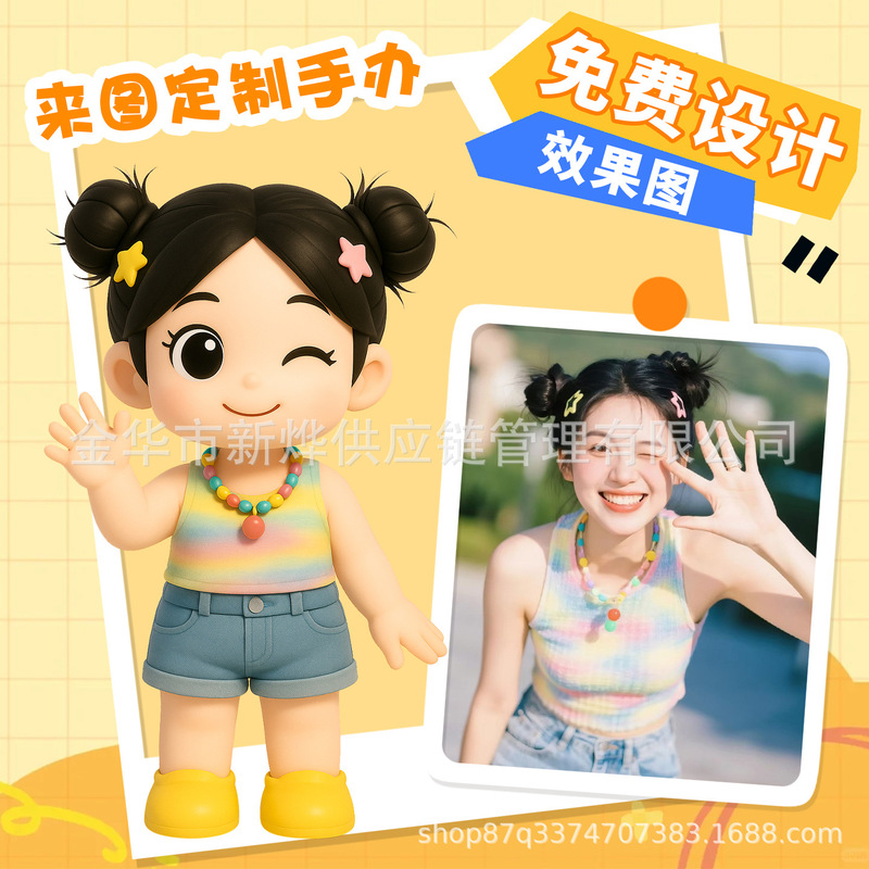 3D打印手办来图制作Q版手办人偶创意盲盒生日礼物七夕送男女朋友|undefined