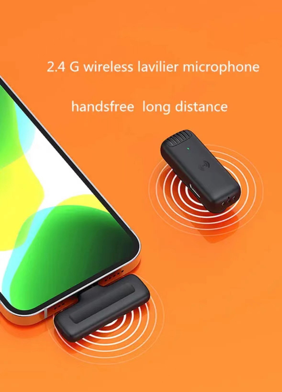 Wireless Clip-on Microphone Image 2