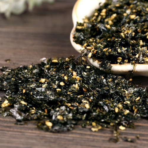 Seasoned Seaweed Flakes 250g Bag Stir-fried Seaweed for Rice Snacks for Pregnant Women, Babies, Children's Casual Internet Popular Snacks Wholesale Dropshipping