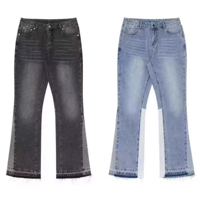 Cross-Border Gallery Dept Vintage Distressed Tassel 507 Style Jeans High Street Straight Wide-Leg Pants Cross-Border Gallery Dept Vintage Distressed Tassel 507 Style Jeans High Street Straight Wide-Leg Pants
