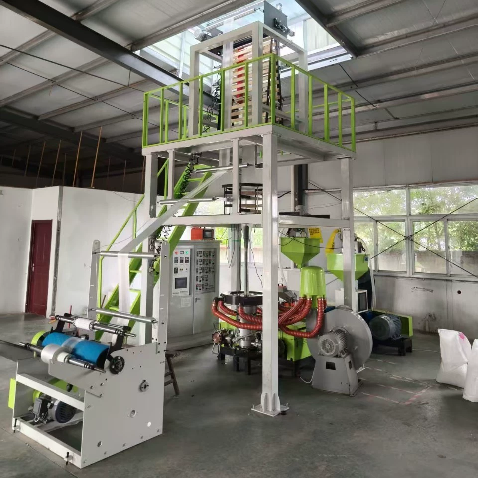 Машина для выдува пленки PE, высокоскоростная машина для выдува пленки ABA, высокоскоростная машина для выдува пленки для мешков, высокоскоростная машина для выдува пленки низкого давления.