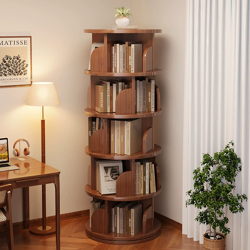 Вращающаяся на 360 градусов книжная полка, вертикальный книжный шкаф, стеллаж для хранения, стеллаж для хранения дома, гостиная, съемный шкаф для хранения, шкаф для интернет-знаменитостей