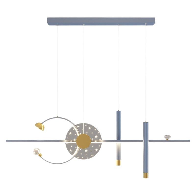 [Selección estricta] nueva lámpara de candelabro minimalista moderna lámpara de restaurante bar lámpara de candelabro nórdica lámpara de lámpara creativa lámpara larga