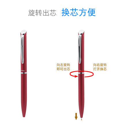 Pentel pitong gel pen BLN2005 metal pen holder pluma de gel de negocios japonés suave núcleo giratorio